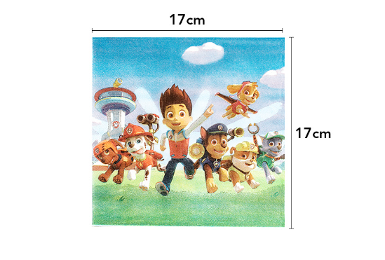 Paw Patrol 2 themed napkins 10pc