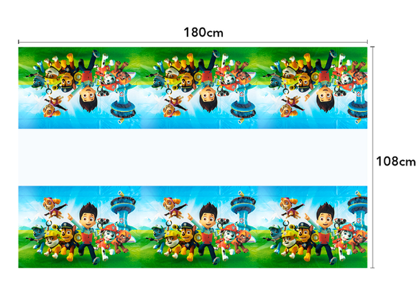 Paw Patrol 2 themed table cloth