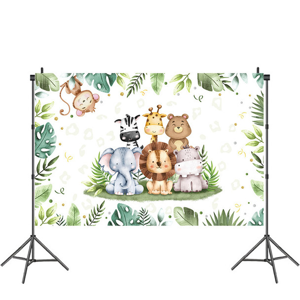 Jungle vinyl backdrop