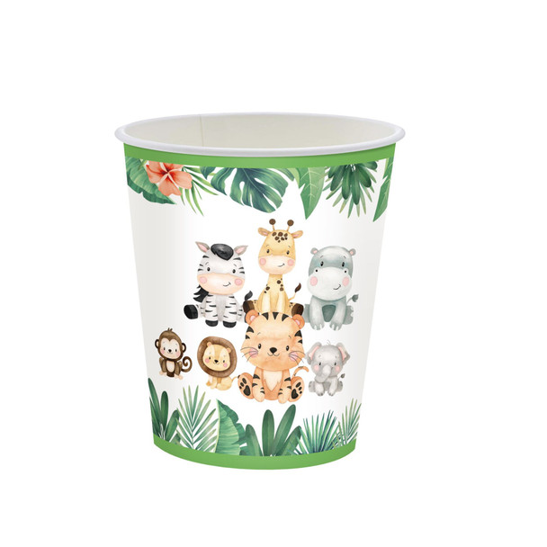 Jungle paper cups 10pc