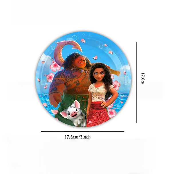 Moana Paper Plate Small 10pc