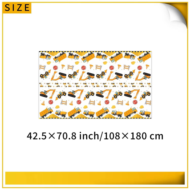 Construction Table Cloth