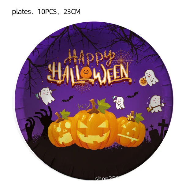 Halloween Paper Plate Large