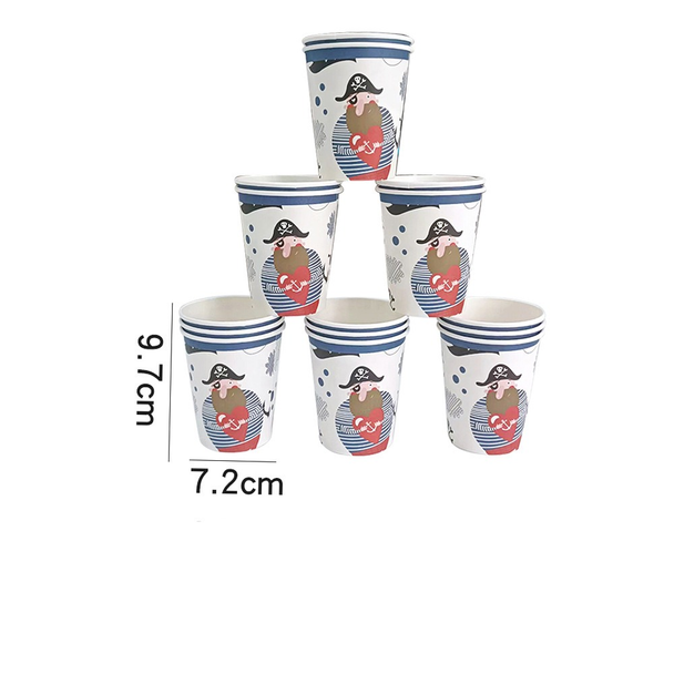 Pirate Paper Cups