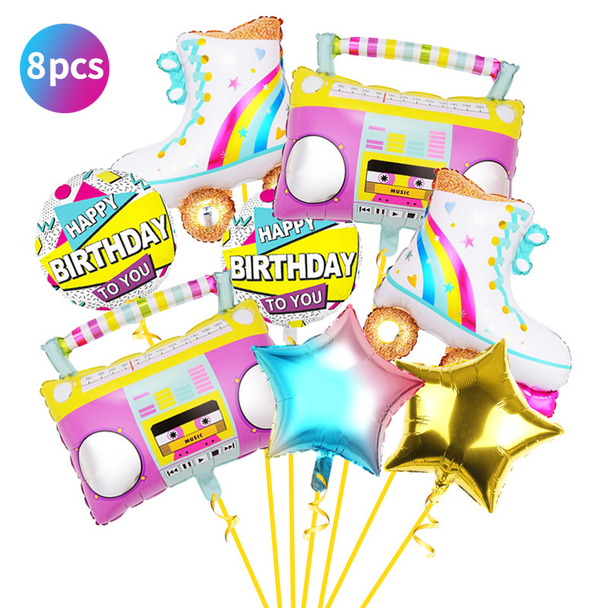90's Style Helium Balloon Bouquet