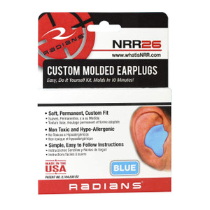 CUSTOM MOLDED EARPLUGS BLUE