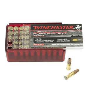 22LR 42GR POWERPOINT MAX 50 rounds 22LR 42GR POWERPOINT MAX 50 rounds
