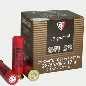 28G Fiocchi GFL 17gr 2.5" 25 rounds 28G Fiocchi GFL 17gr 2.5" 25 rounds