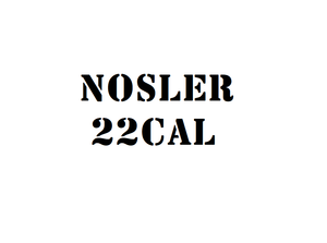 NOSLER 22CAL Projectiles NOSLER 22CAL Projectiles