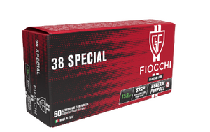 38 Special 158gr SJSP Fiocchi 50 rounds