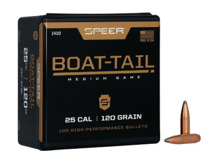 25CAL 120GR SPITZER BTSP 100PK SPEER  Projectiles