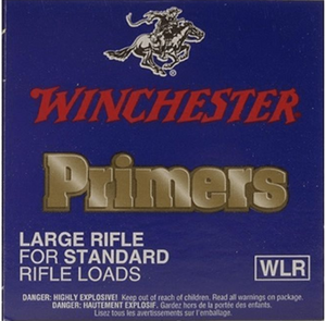 WINCHESTER LARGE RIFLE PRIMERS #86-120 TRAY OF 100 WINCHESTER LARGE RIFLE PRIMERS #86-120 TRAY OF 100