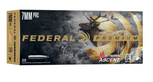 7MM PRC 170GR TERMINAL ASCENT FEDERAL PREMIUM 20ROUNDS