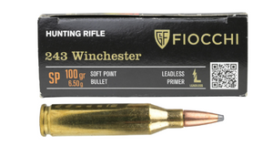 243 WIN 100GR SOFT POINT FIOCCHI 20 ROUNDS 243 WIN 100GR SOFT POINT FIOCCHI 20 ROUNDS