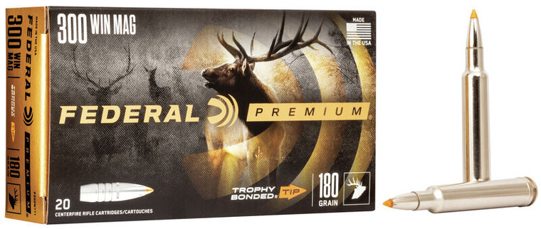 300WM 180G Federal Trophy Bonded 20 rounds