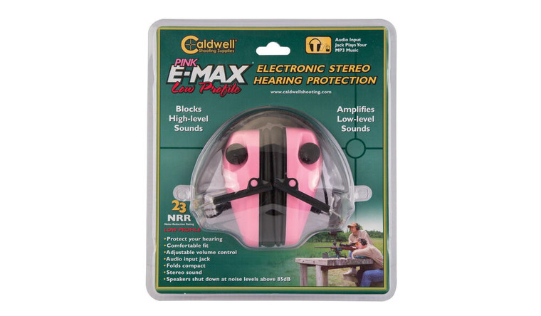 EMAX ELECTRONIC LOW PROFILE MUFFS PINK