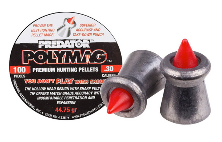 30CAL POLMAG PELLETS 44.75GR