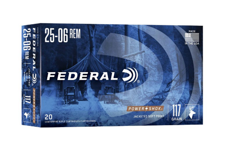 25-06REM 117GR SP POWERSHOK FEDERAL 20RD