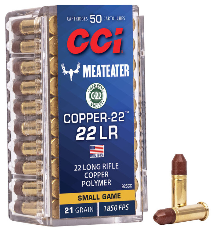 22LR 21GR COPPER22 MEATEATER 50 rounds