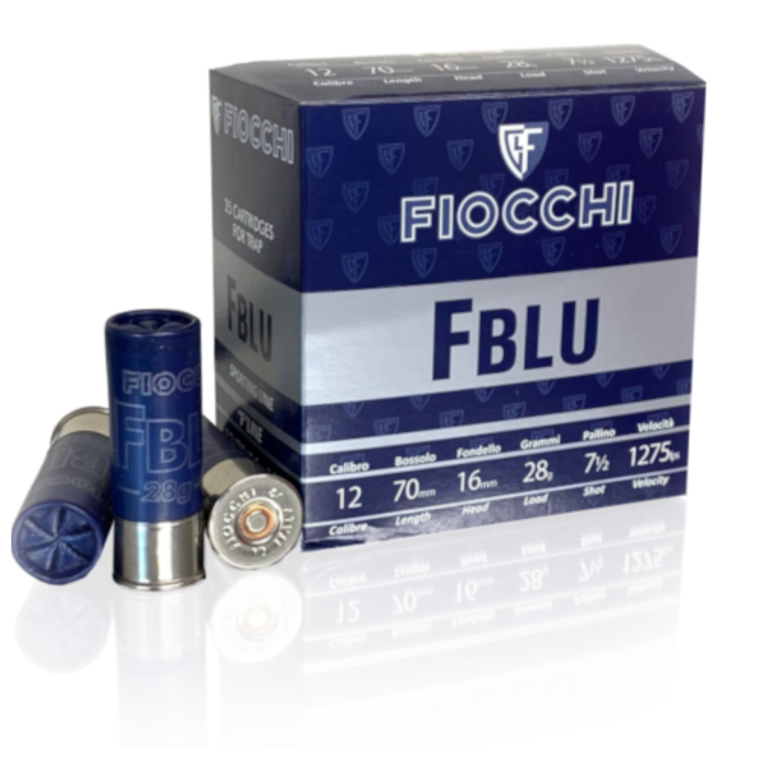 12G FIOCCHI FBLU 28 71/2 25 rounds