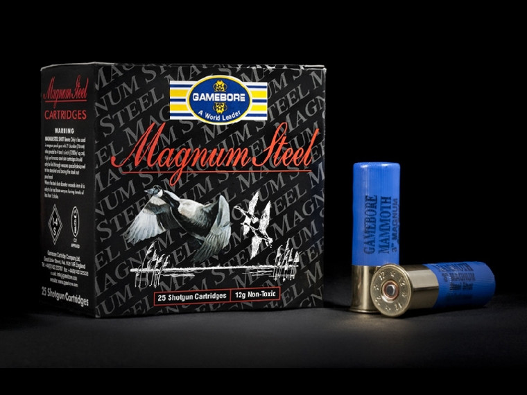 12G Gamebore Magnum Steel 36gr 3" 25 rounds