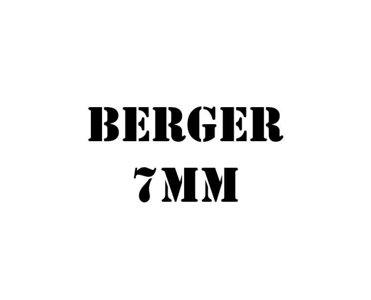 Berger 7mm Projectiles