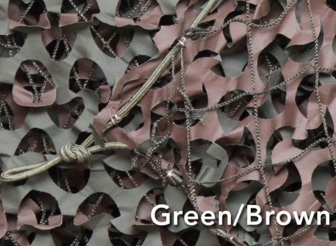 CAMO NET 3MX6M GREEN/BR0WN