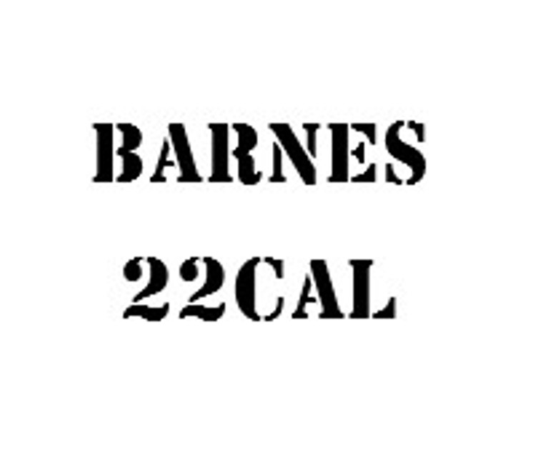 BARNES 22CAL Projectiles