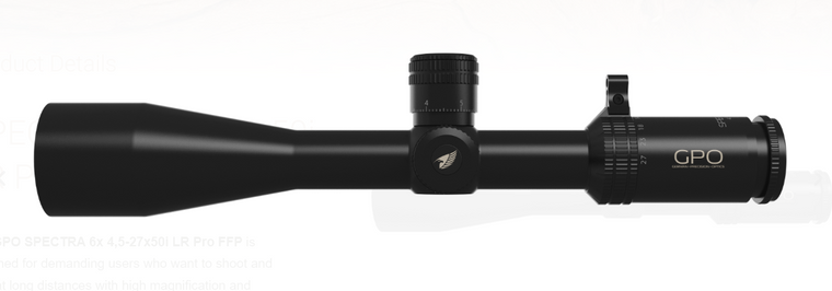 SPECTRA 6X  4.5-27X50MM 1FP CCW PLRi