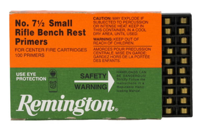 REMINGTON NO 7 1/2 BENCH REST SMALL RIFLE 100PK