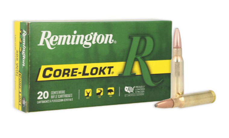 308 WIN 180GR CORE-LOKT 20 ROUNDS