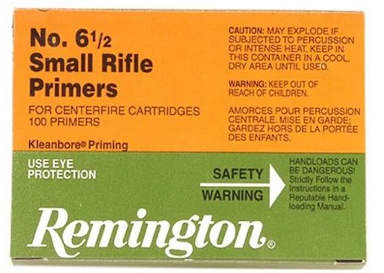 NO 6 1/2 SMALL RIFLE  100PK REMINGTON PRIMERS