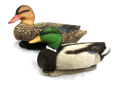 FULLSIZE FLOCKED MALLARD 8XH 4XD DECOYS