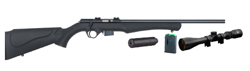 22WMR ROSSI 8122M BOLT ACTION RIFLE PACKAGE