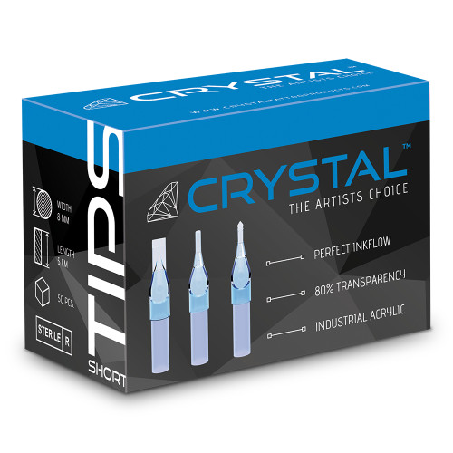 Crystal - Short Tips - Round - Box of 50