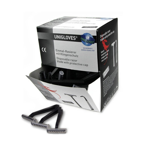 Unigloves - Black Line - Disposable Razors - Box of 100