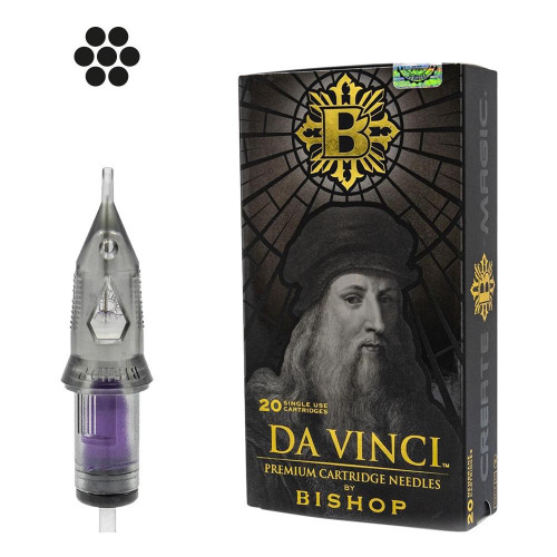 Bishop Rotary - Da Vinci v2 Cartridges - Round Liners - Box of 20