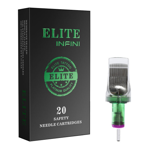 Elite - Infini Cartridges - Soft Edge Magnum Blackouts - Box of 8