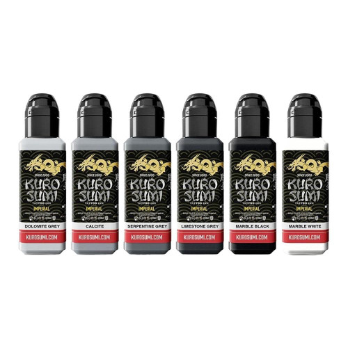Kuro Sumi Imperial - Marble Stone Set - 6 x 44 ml / 1.5 oz