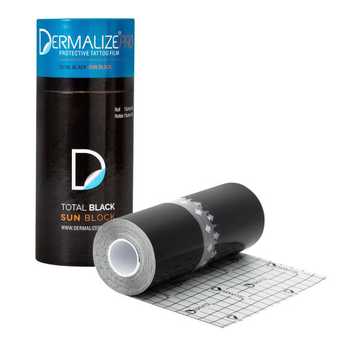 Dermalize - Protective Tattoo Film - Total Black Sun Block - Roll