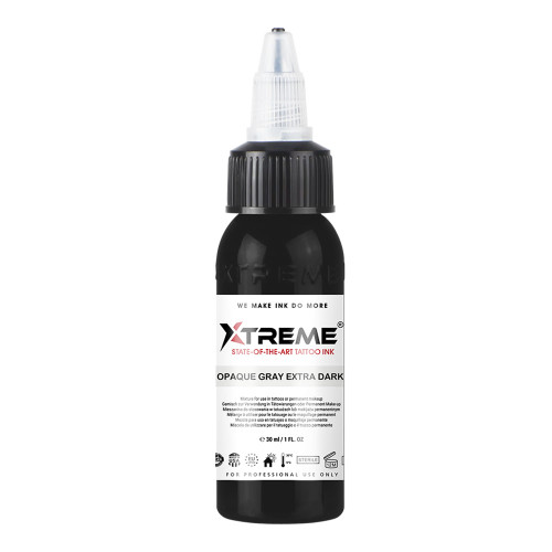 Xtreme Ink - Opaque Grey - Extra Dark - 30 ml / 1 oz