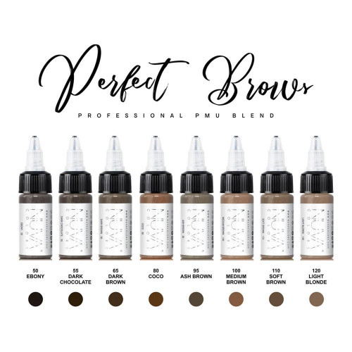 Nuva Colors - Eyebrow Collection Set - 8 x 15 ml / 0.5 oz