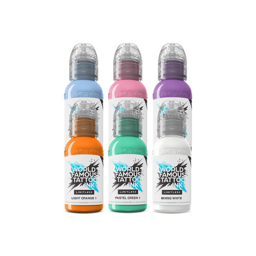 World Famous Limitless - Pastel Colour Set - 6 x 30 ml / 1 oz