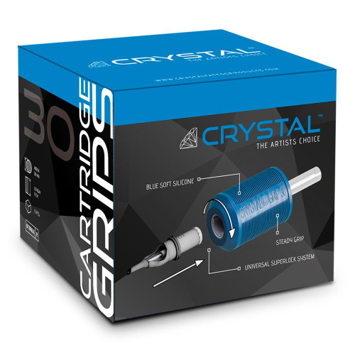 Crystal - Disposable Cartridge Grips - 30 mm - Box of 15