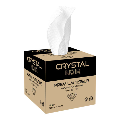 Crystal - Noir - Premium Tissue Roll - 90 Tissues per Roll