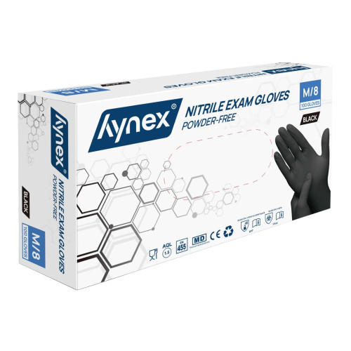 Hynex - Nitrile Gloves - Black - Box of 100