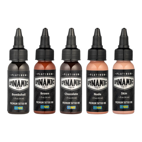 Dynamic Platinum - Flesh Colour Set - 5 x 30 ml / 1 oz
