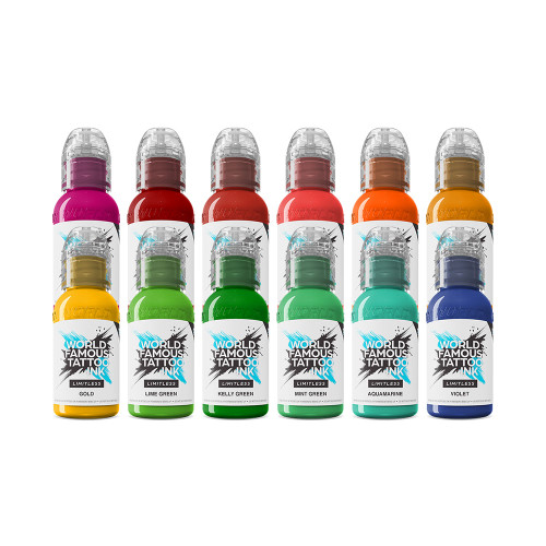 World Famous Limitless - Dragon Colour Set - 12 x 30 ml / 1 oz