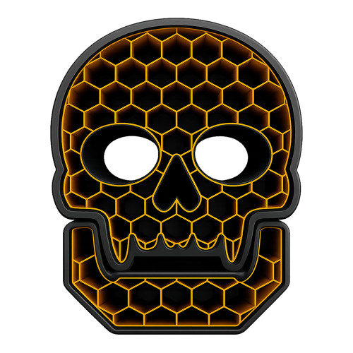 TattRak - Skull - Ink Bottle Holder - Bundle - Black / Livewire