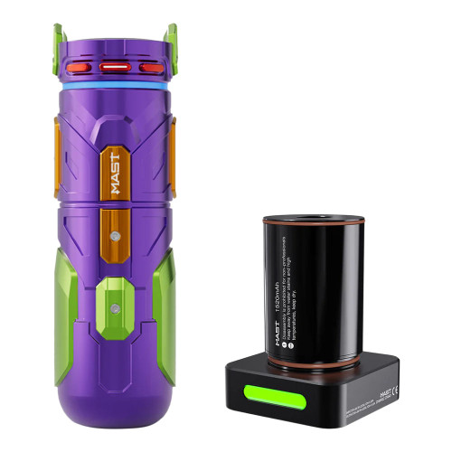 Dragonhawk - Mast Racer Pro - Wireless Tattoo Machine - Armour Edition - Purple